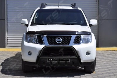 LTSAUTO BLACK AXLE NUDGE BAR BULL BAR FOR NAVARA 2010 2014 STAINLESS STEEL