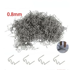 500Pcs Welding Wire Large Wave Stapler Staples Plastic Welder Car Bumper Repair