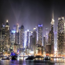 Cityscape 10'x10'Computer/digital Vinyl Scenic Photo Background Backdrop BHF1138