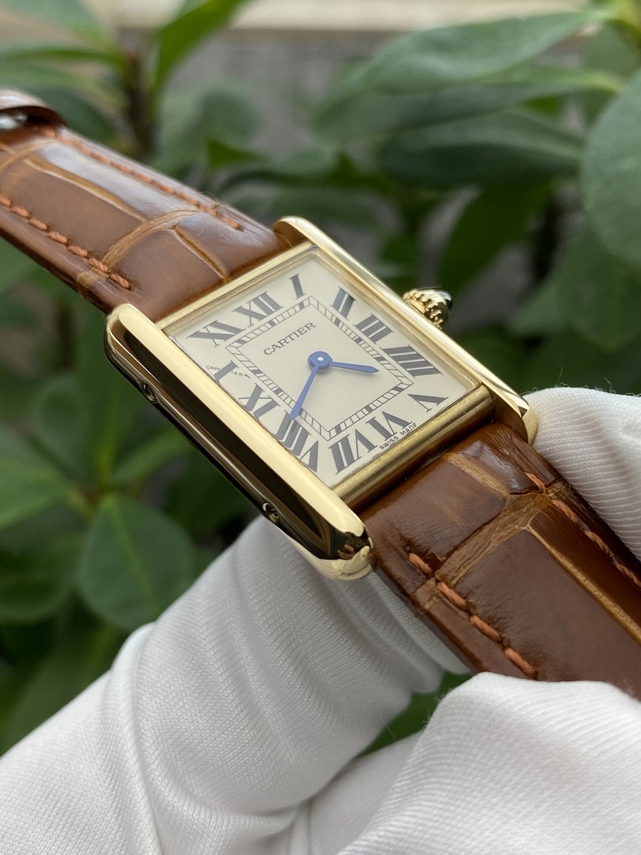 Cartier Tank 18K YG Quartz Ladies Watch W1529856 | eBay Cartier Tank 18K YG Quartz Ladies Watch W1529856 | eBay