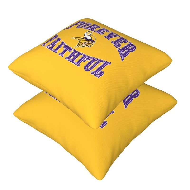 Minnesota Vikings Forever Faithful Throw Pillow Covers