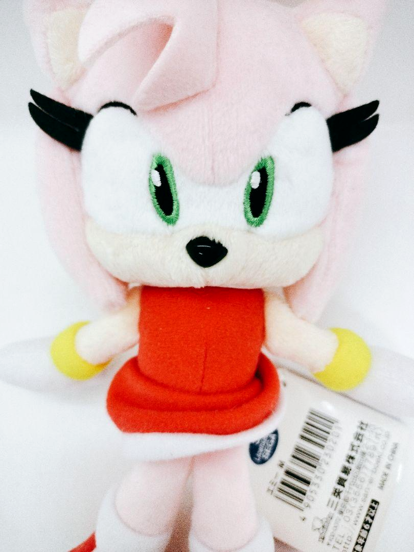 Sonic The Hedgehog Amy Plush Size M Sanei Tagged Used from Japan