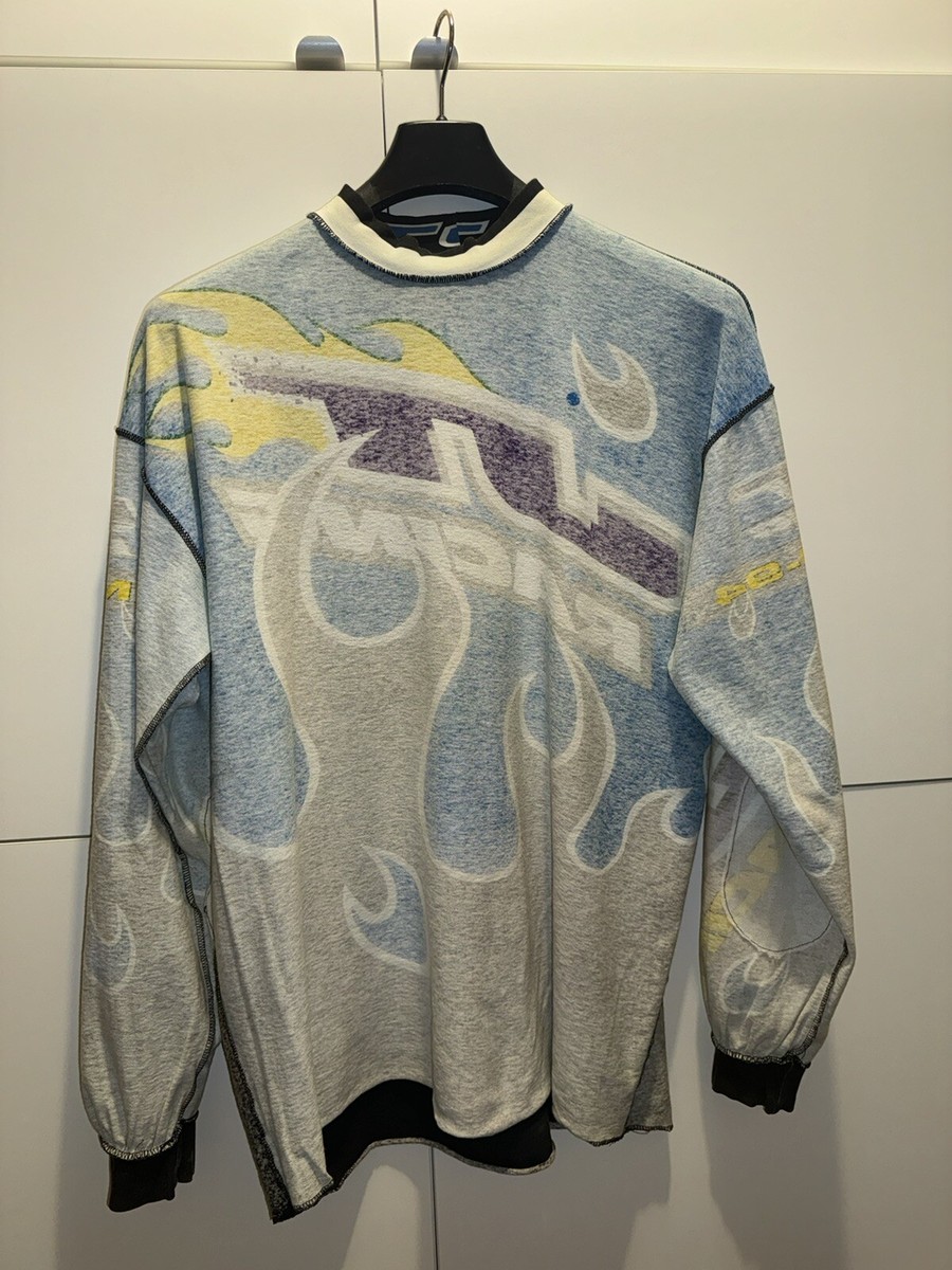 Vintage JT Racing MX Motocross BMX Cotton Jersey Size L Worn