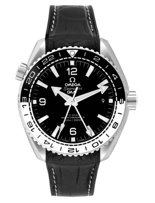 Omega Seamester Planet Ocean 600m GMT Steel Leather Strap 215.33.44.22.01.001