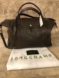 longchamp leather cuir