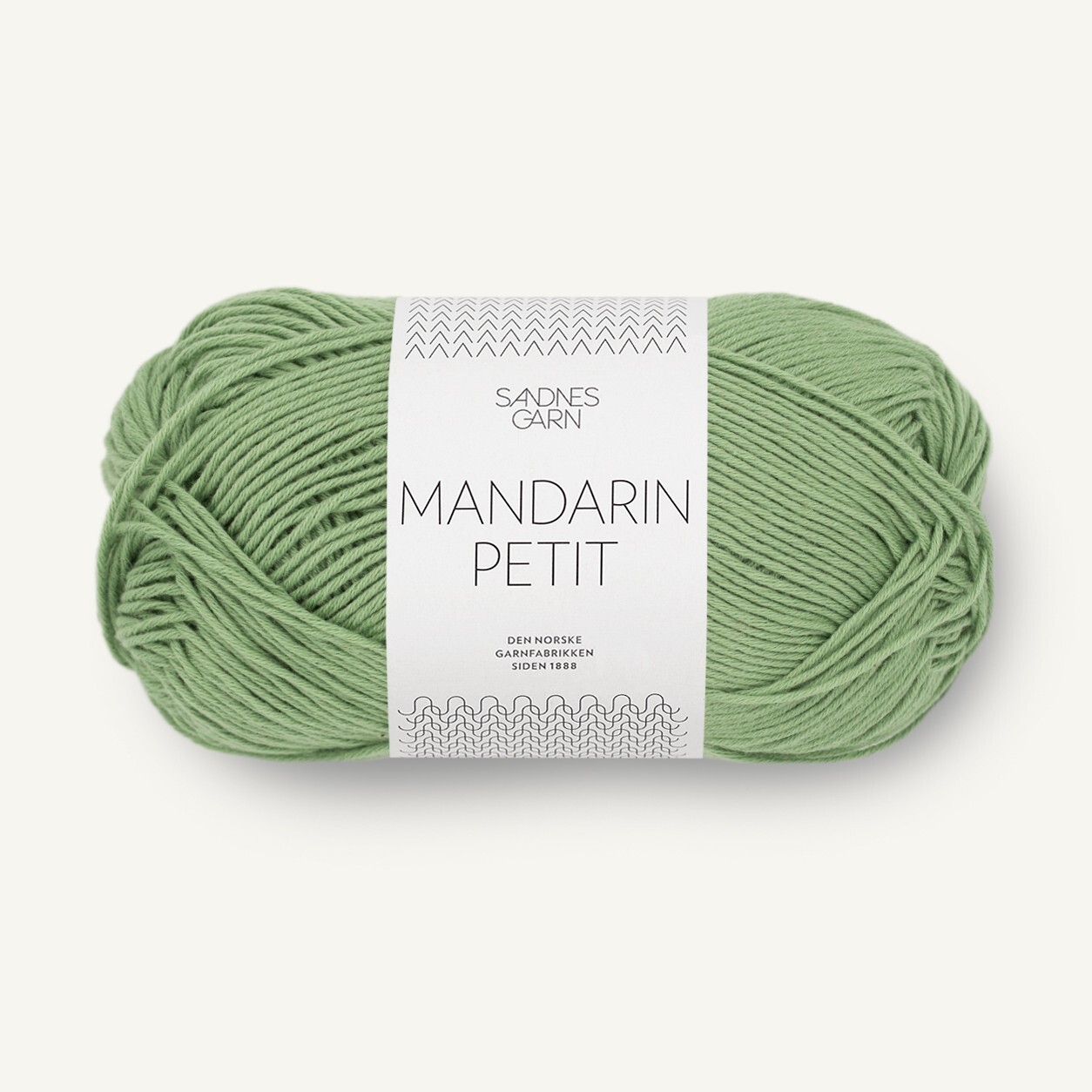 Mandarin Petit by Sandnes Garn - Green (8734) - 50 g / approx. 180 m Wool