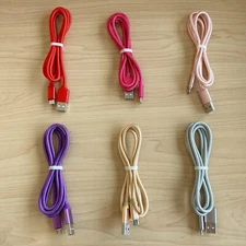 3-Pack Micro USB  Fast Charger Data Sync Cable Cord Samsung LG HTC Android