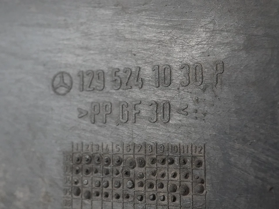 1990 - 2002 Mercedes Benz Sl Class Engine Motor Bay Trim Cover Panel Oem Foto 3 de 4