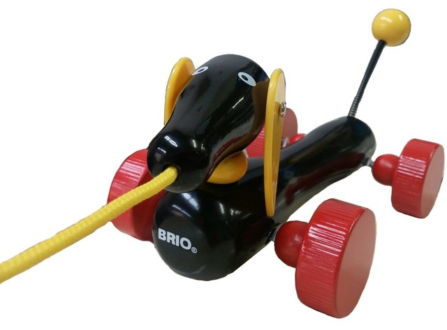 brio pull along dachshund