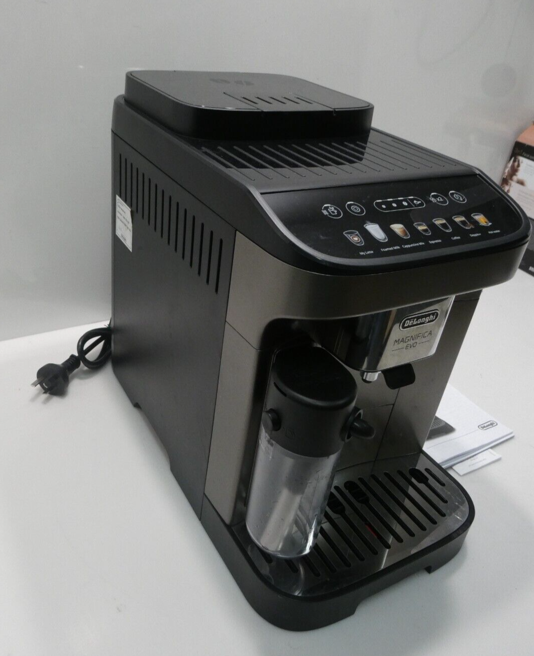 Delonghi Magnifica Evo Fully Automatic Titanium Black Coffee Machine