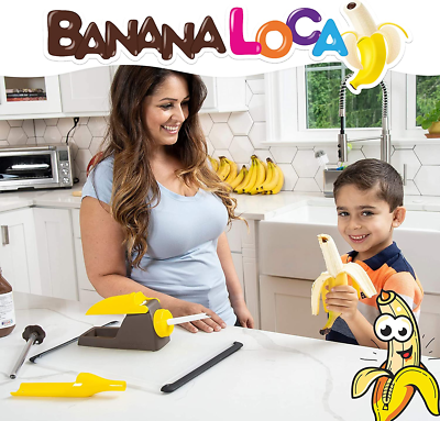 Banana Loca Kitchen Gadget - Core & Fill A Banana While Still In