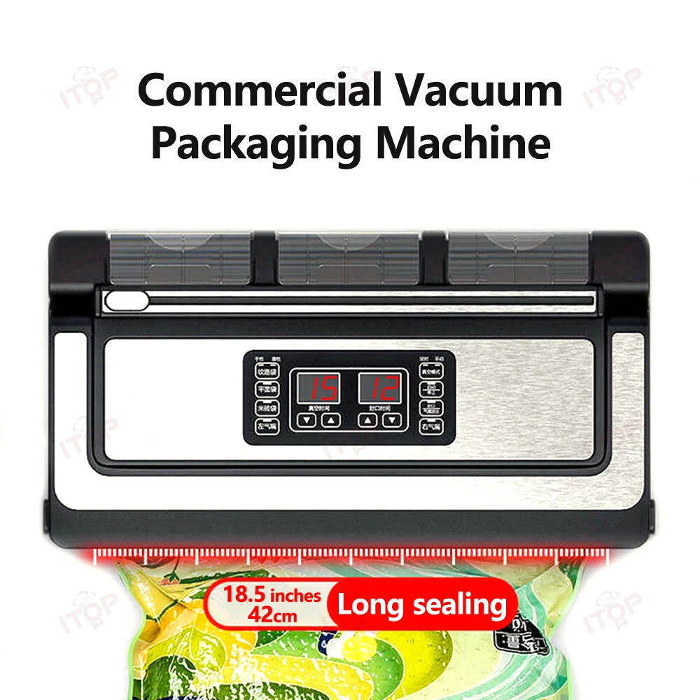 Commercial Vacuum Sealer Packing Machine 42cm Long Sealing Width Fits most bags
Opens in a new windo