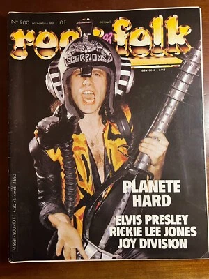 Rock et Folk n°200 du 09/1983; PLanète Hard/ Elvis Presley/ Rickie Lee Jones - Photo 1/2