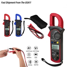 Digital Multimeter Tester AC DC Volt Ohm Amp Clamp Meter Auto Range LCD Handheld