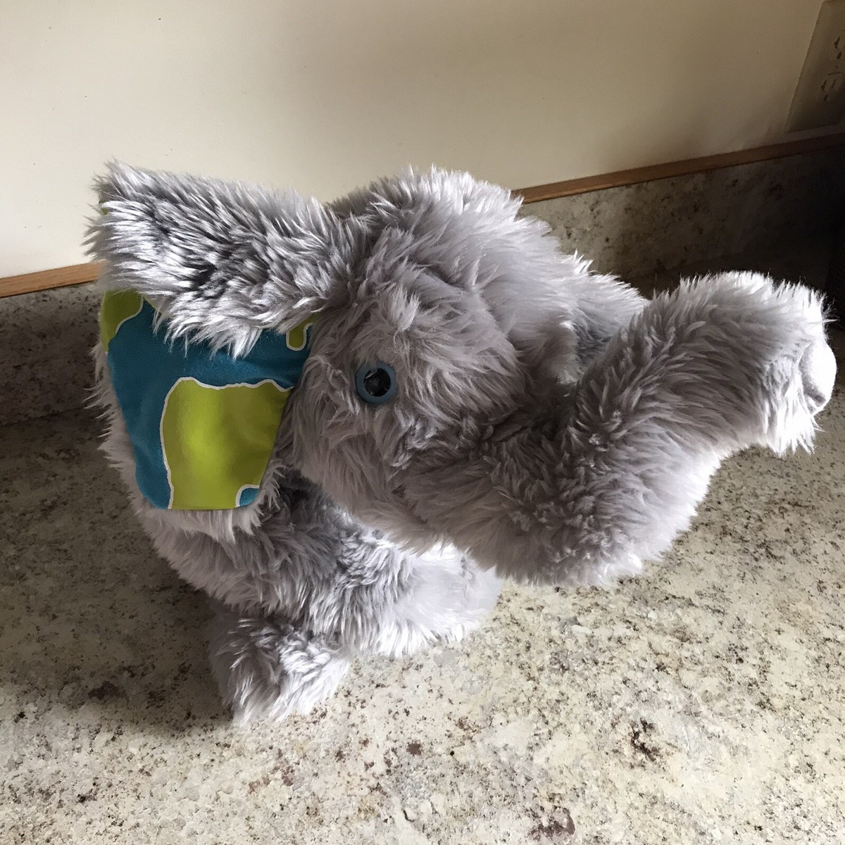 21” Lil Brownie gray super soft elephant plush Stuffed Animal Map