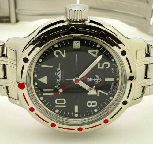 Russo Vostok automatico ANFIBI 420959 RUS Marines Militare Subacqueo  Orologio Da Polso | eBay