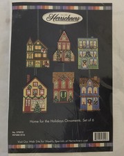 NIP Herrschners Home for the Holidays Ornaments 570010 Cross Stitch