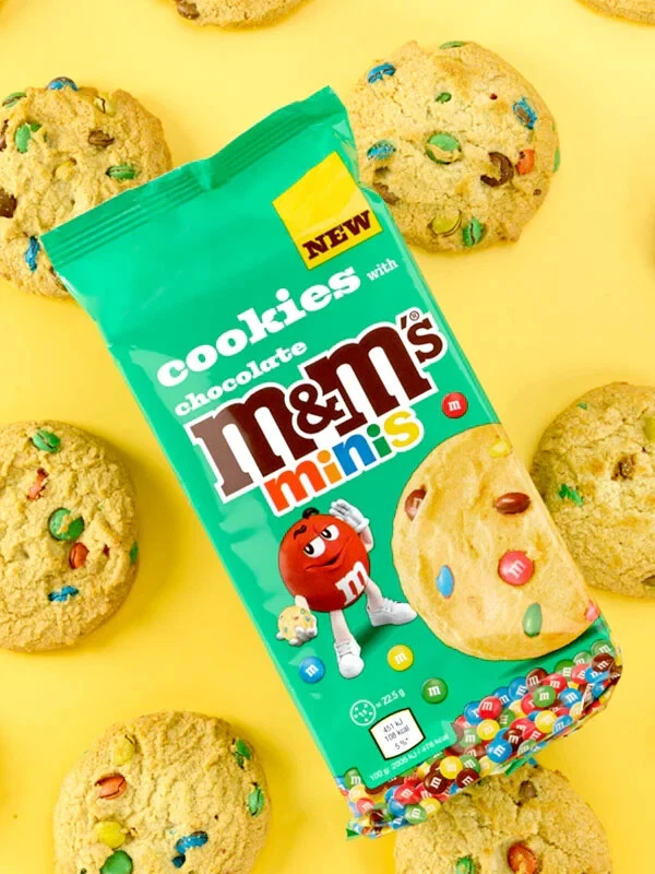 4 M&M's Minis Chocolate Cookies Sweets Party Snacks 180g 6.35oz - Image 4 of 4