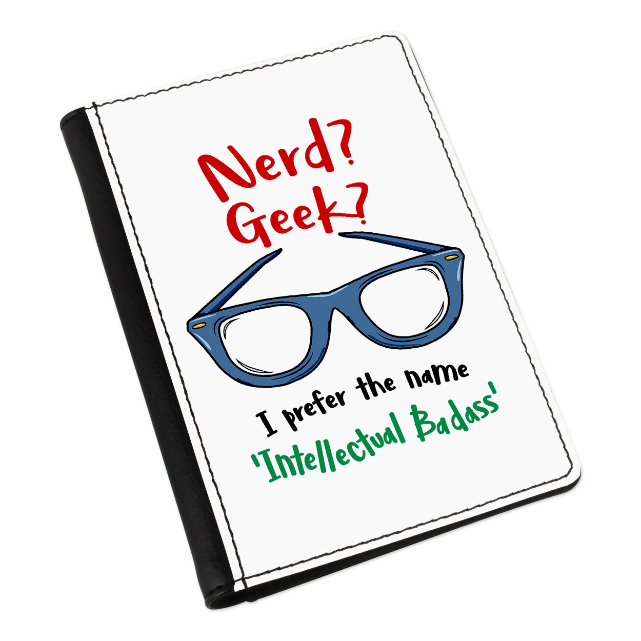 Porte-passeport Humoristique "Trust Me I'm A Pilot" - Etui En Simili Cuir Noir, Cadeau Original