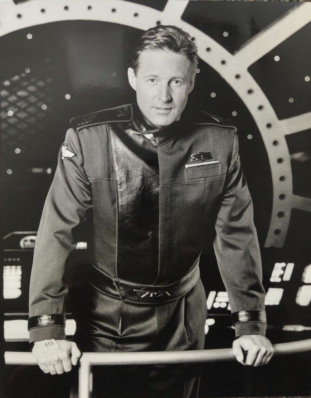 Bruce Boxleitner 8x10 BW Photo Babylon 5 Scarecrow & Mrs. King
