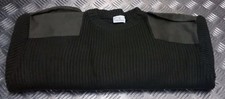 Army Style Commando Pullover Jumper Sweater Crew Neck Warm All Sizes / Cols NEW