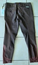 Piper Equestrian NWT Wms Brown Full Seat Riding Pants 32 English/Cowgirl Western