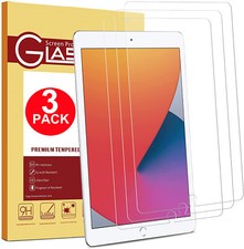 3-Pack Tempered Glass Screen Protector For Apple iPad 10.2 2020 8th Generation