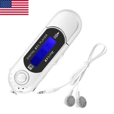USB Digital MP3 Music Player Portable LCD Screen with 32GB TF Card FM Radio