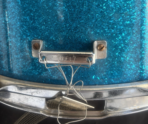 Vintage 1950's Original WFL Ludwig Parade Snare Drum WEATHER KING MUST SEE - Picture 6 of 13