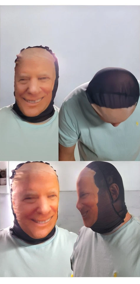 🎇President 🤣 Donald Trump Breathable Pullover Mask Full Face Halloween Costume - Image 3 of 4