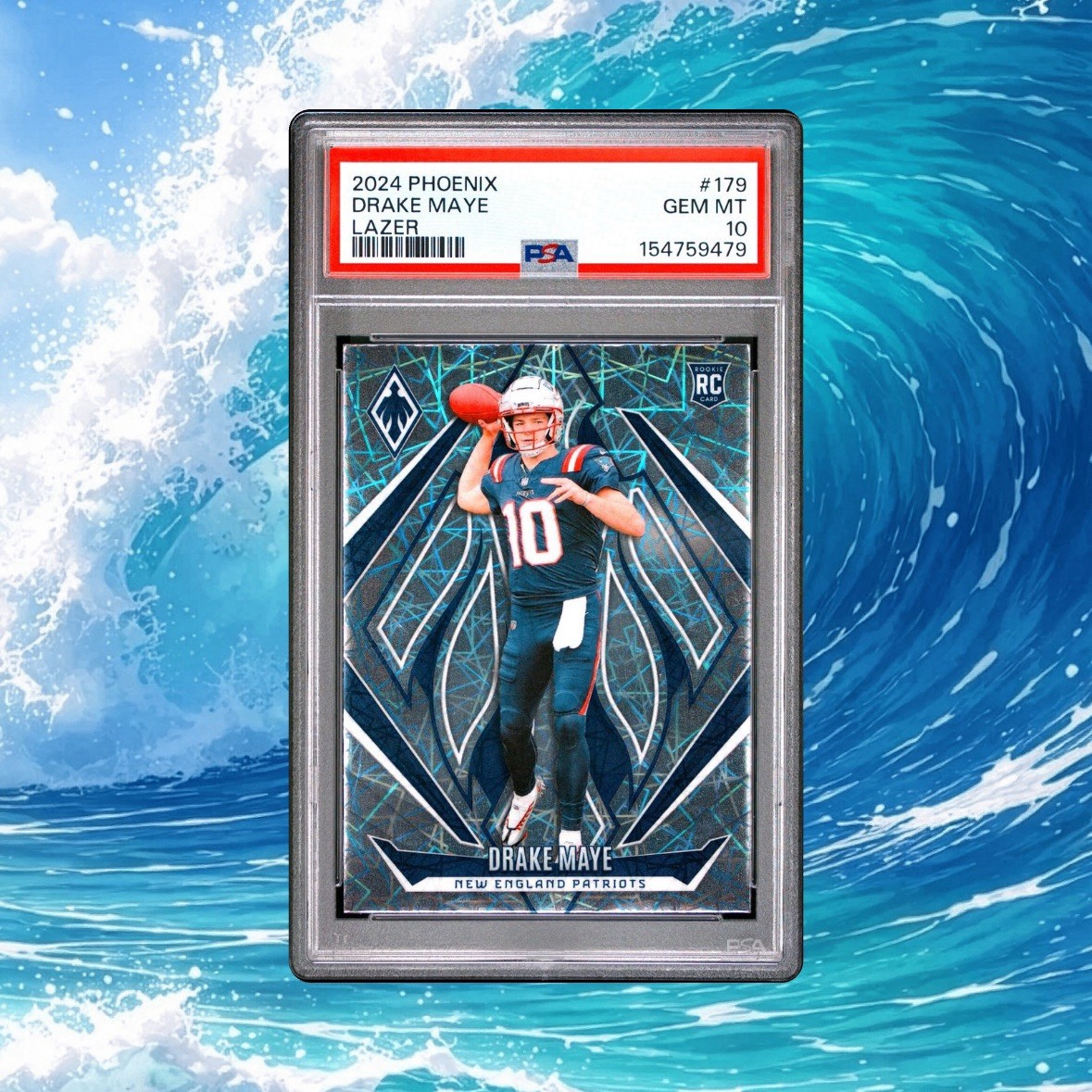 Drake Maye Panini Phoenix #179 Lazer