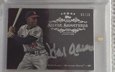 2013 Five Star Hank Aaron Red Autographed /20