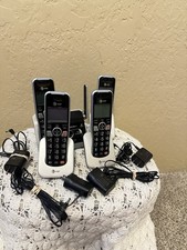 AT T BL102-5 DECT 6.0 4-Handset Cordless Phones Excellent Used Condition.