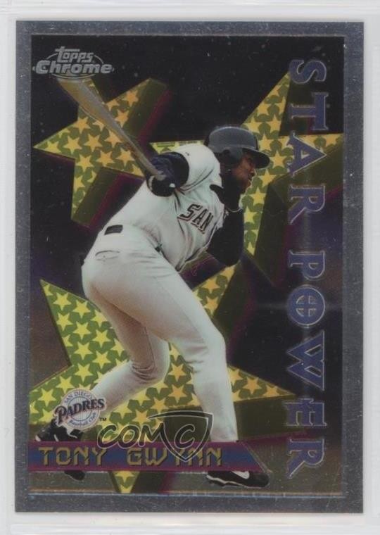 1996 Topps Chrome Star Power Tony Gwynn #1 HOF