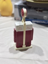 Vintage Authentic Coca Cola Salt And Pepper Shakers