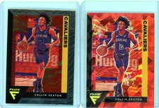 2 * COLIN SEXTON  * 2020-21 FLUX RED CRACKED ICE REFRACTOR HOLO BASE 