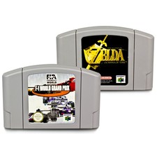 ebay® Auktion 236914104468 | N64 Set F1 World Grand Prix + Zelda Ocarina of Time Thumbnail of ebay® auction 236914104468 | N64 Set F1 World Grand Prix + Zelda Ocarina of Time