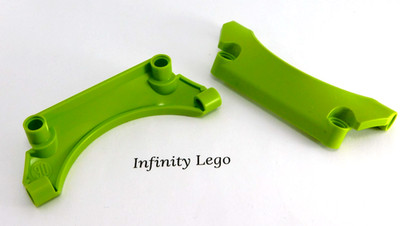 4 LEGO Technic Lime Arch Panel 30 3 x 9 x 2 GT 500 Ford Mustang (42531 42138)