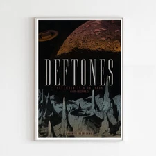 Deftones Avalon Hollywood 2009 Concert Poster Chi Cheng Benefit Print 24x36