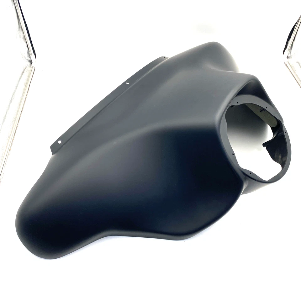 OEM Harley 58230-09BYM Denim Negro Delantero Exterior Batwing Carenado 96-13 Touring Foto 2 de 4