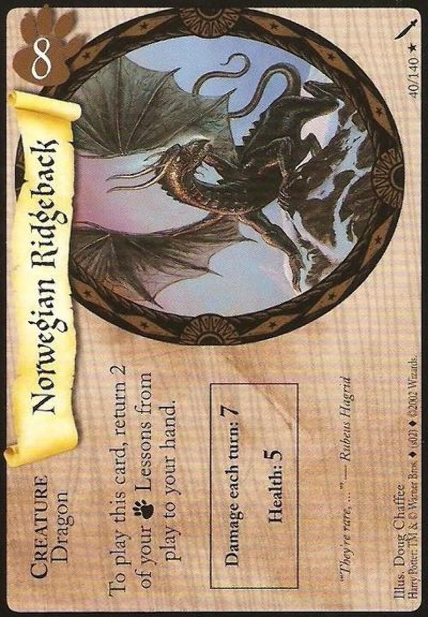 ハリーポッター Harry Potter TCG Norwegian Ridgeback - Chamber of Secrets #40/140