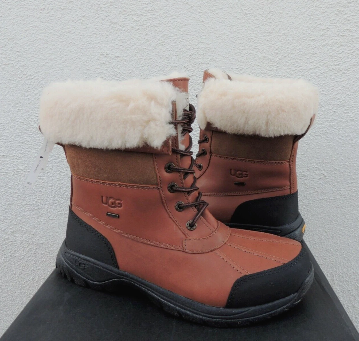 UGG BUTTE WORCHESTER WATERPROOF SUEDE LEATHER SNOW BOOTS, MEN US 11/ EUR 44 ~NEW