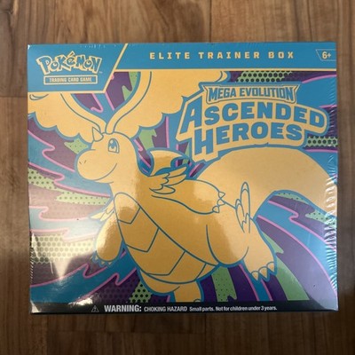 Pokémon Ascended Heroes  ETB Brand New Factory Sealed! Small ding see picture 