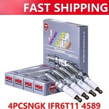 4pcs Iridium Spark Plugs Ngk Ifr6t11 4589 For Camry Lexus Corolla Rav4 Tundra