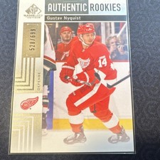 Upper Deck 2011-12 SP Game Used Gustav Nyquist #175 Serial Numbered Rookie Red …
