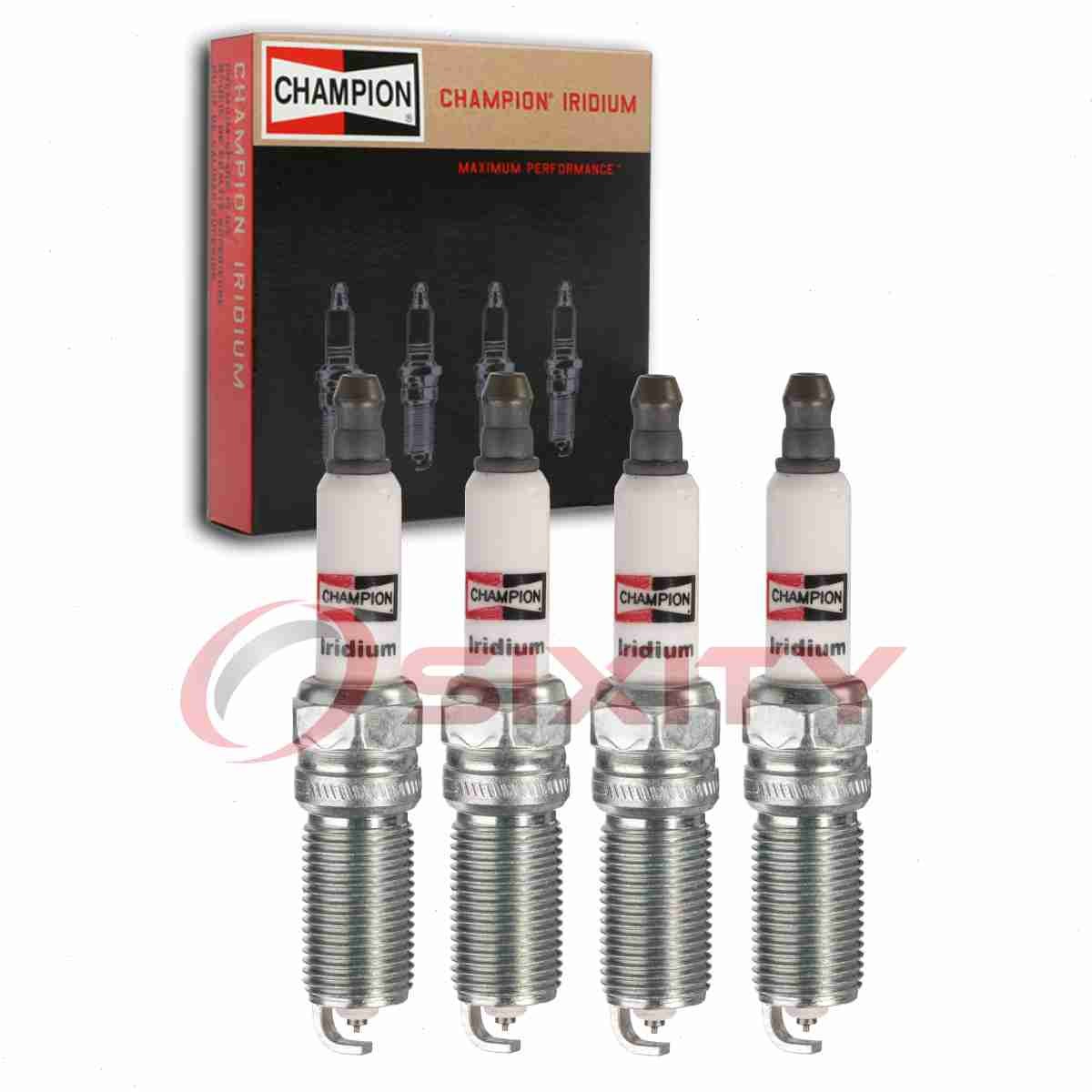 4 pc Champion Iridium Spark Plugs for 2009-2011 Mercury Mariner 2.5L L4 tb