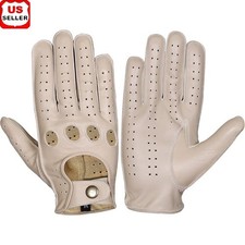 Genuine Lambskin Leather Gloves Soft Comfortable Breathable Hand Wash Only New