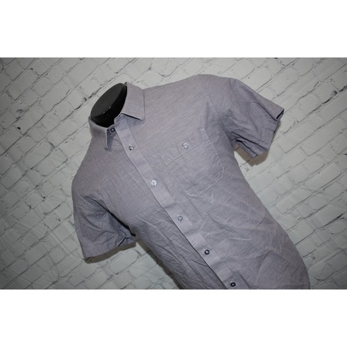 Camisa de vestir Travis Mathew para hombre talla grande púrpura algodón mezcla de poliéster - Imagen 4 de 9