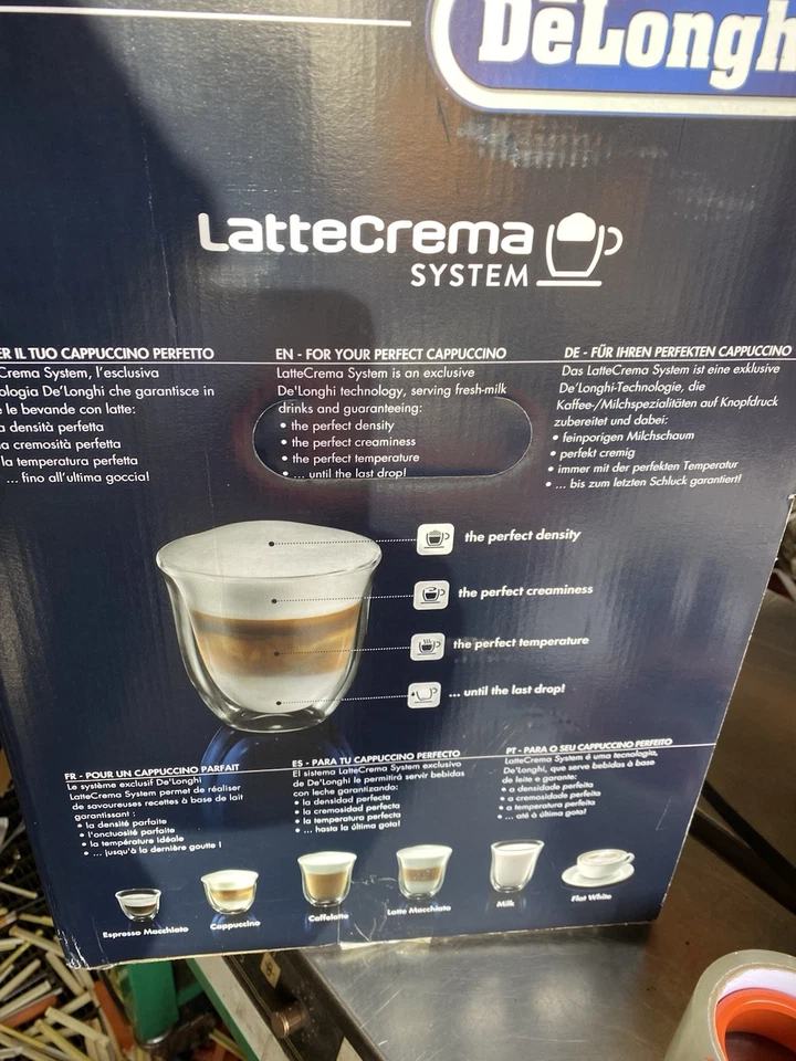 De'Longhi Eletta Cappuccino Top ECAM 45.766.W Kaffeevollautomat - silber - Bild 4 von 4