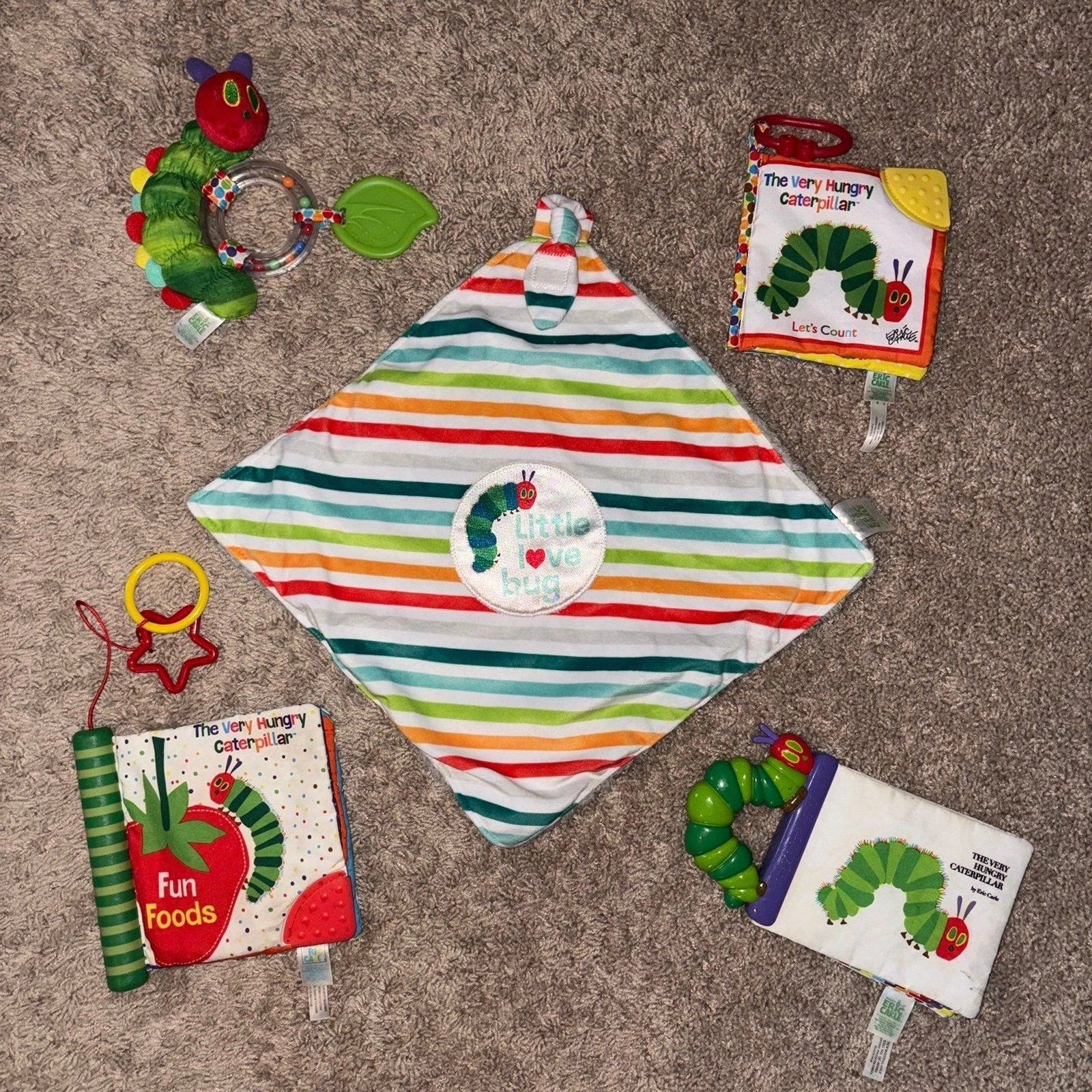 The Very Hungry Caterpillar Infant Baby Toy Bundle LOT